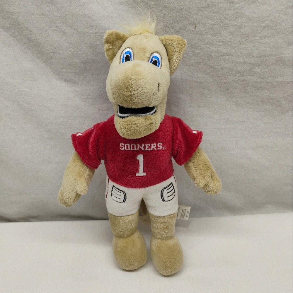 Boomer Sooners 11.25" Mascot Plush Oklahoma University Sooners Collectible Horse
